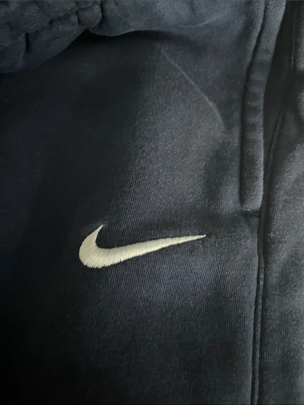 Nike Navy Blue Jogger Pants with White Swoosh